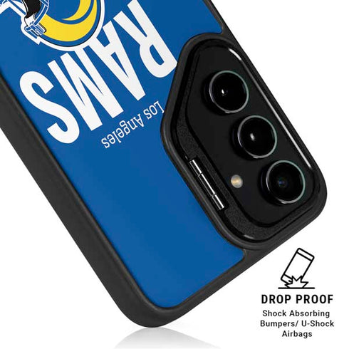 NFL Los Angeles Rams Helmet Galaxy S25 Kickstand Case