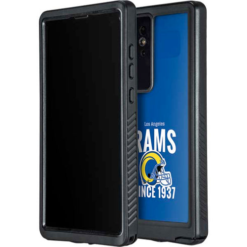 NFL Los Angeles Rams Helmet Galaxy S24 Ultra Waterproof Case