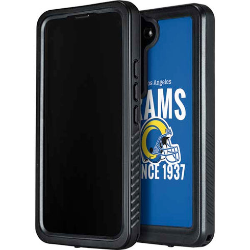 NFL Los Angeles Rams Helmet Galaxy S24 Waterproof Case