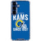 NFL Los Angeles Rams Helmet Galaxy S25 Clear Case
