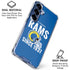 NFL Los Angeles Rams Helmet Galaxy S25 Clear Case