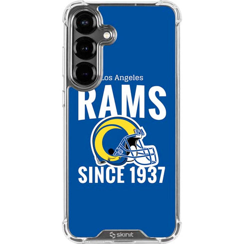NFL Los Angeles Rams Helmet Galaxy S26 Plus Clear Case