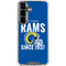 NFL Los Angeles Rams Helmet Galaxy S26 Plus Clear Case