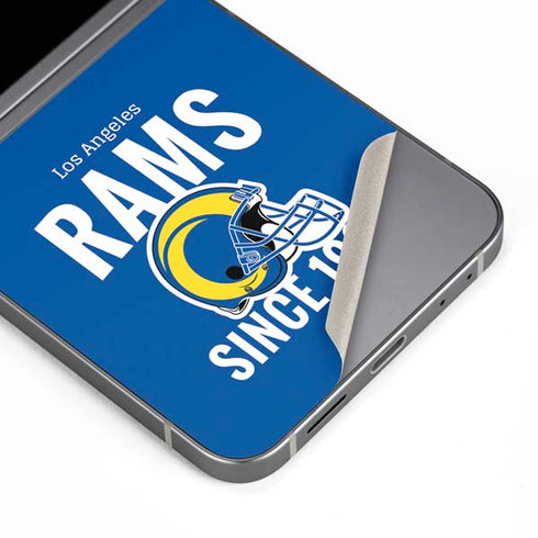 NFL Los Angeles Rams Helmet Galaxy Z Flip6 Skin