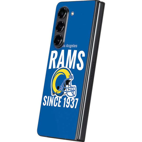 NFL Los Angeles Rams Helmet Galaxy Z Fold5 5G Skin