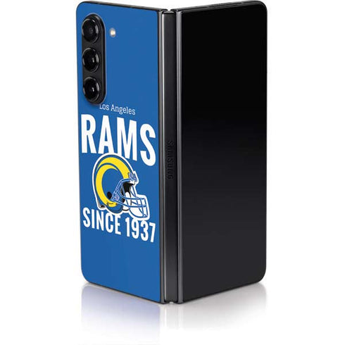 NFL Los Angeles Rams Helmet Galaxy Z Fold5 5G Skin