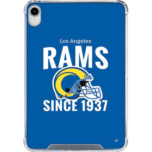 NFL Los Angeles Rams Helmet iPad 11th Gen (2025) Clear Case
