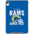NFL Los Angeles Rams Helmet iPad 11th Gen (2025) Clear Case