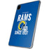 NFL Los Angeles Rams Helmet iPad Pro 11in (2024) Clear Case