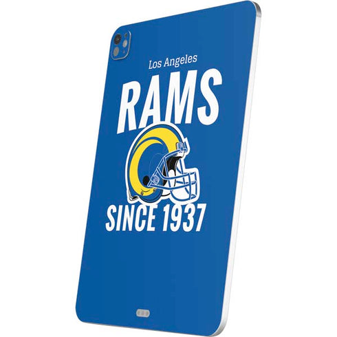 NFL Los Angeles Rams Helmet iPad Pro 13in M4 (2024) Skin