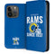 NFL Los Angeles Rams Helmet iPhone 15 Pro Folio Case