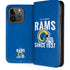 NFL Los Angeles Rams Helmet iPhone 15 Pro Folio Case