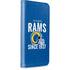 NFL Los Angeles Rams Helmet iPhone 15 Pro Folio Case