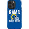 NFL Los Angeles Rams Helmet iPhone 15 Pro Impact Case