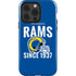 NFL Los Angeles Rams Helmet iPhone 15 Pro Impact Case