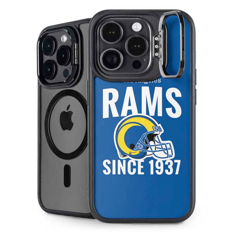 NFL Los Angeles Rams Helmet iPhone 15 Pro Kickstand Case