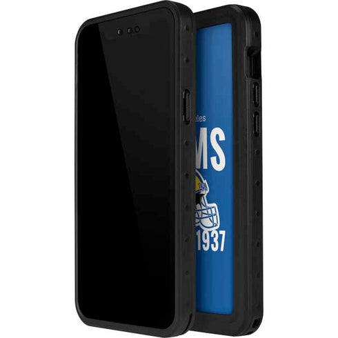 NFL Los Angeles Rams Helmet iPhone 15 Pro Waterproof Case