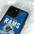 NFL Los Angeles Rams Helmet iPhone 15 Pro Waterproof Case