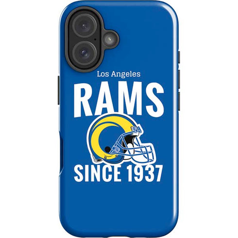 NFL Los Angeles Rams Helmet iPhone 16 Plus Impact Case