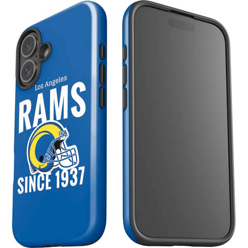 NFL Los Angeles Rams Helmet iPhone 16 Plus Impact Case