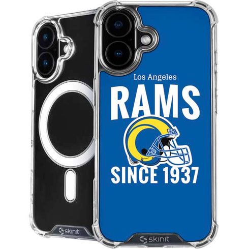NFL Los Angeles Rams Helmet iPhone 16 Plus MagSafe Case