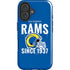NFL Los Angeles Rams Helmet iPhone 16 Plus Magsafe Impact Case