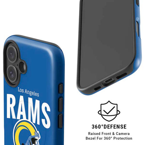 NFL Los Angeles Rams Helmet iPhone 16 Plus Magsafe Impact Case