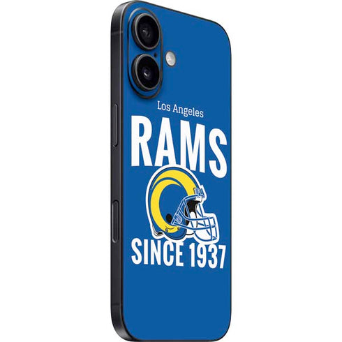 NFL Los Angeles Rams Helmet iPhone 16 Plus Skin