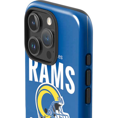 NFL Los Angeles Rams Helmet iPhone 16 Pro Max Impact Case