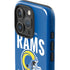 NFL Los Angeles Rams Helmet iPhone 16 Pro Max Impact Case