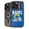 NFL Los Angeles Rams Helmet iPhone 16 Pro Max Kickstand Case