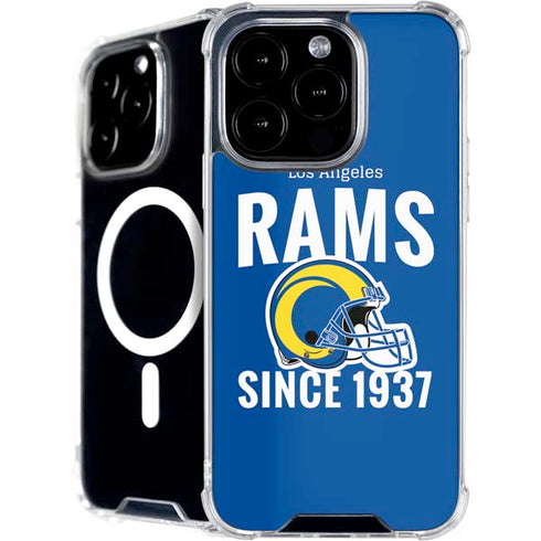 NFL Los Angeles Rams Helmet iPhone 16 Pro Max MagSafe Case