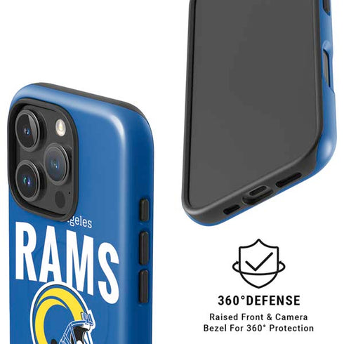 NFL Los Angeles Rams Helmet iPhone 16 Pro Max Magsafe Impact Case