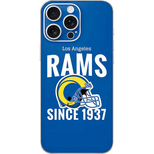 NFL Los Angeles Rams Helmet iPhone 16 Pro Max Skin