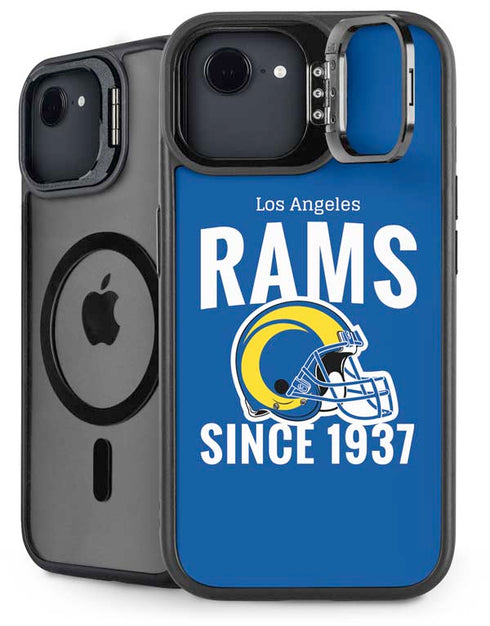 NFL Los Angeles Rams Helmet iPhone 16e Kickstand Case