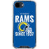 NFL Los Angeles Rams Helmet iPhone 16e Clear Case