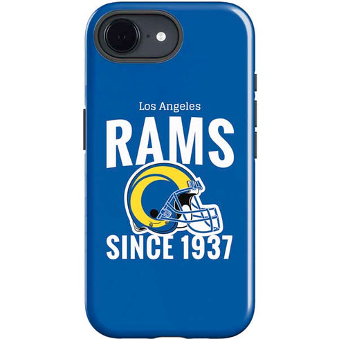 NFL Los Angeles Rams Helmet iPhone 16e Impact Case
