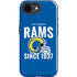NFL Los Angeles Rams Helmet iPhone 16e Impact Case