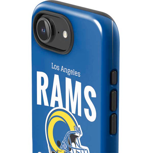 NFL Los Angeles Rams Helmet iPhone 16e Impact Case