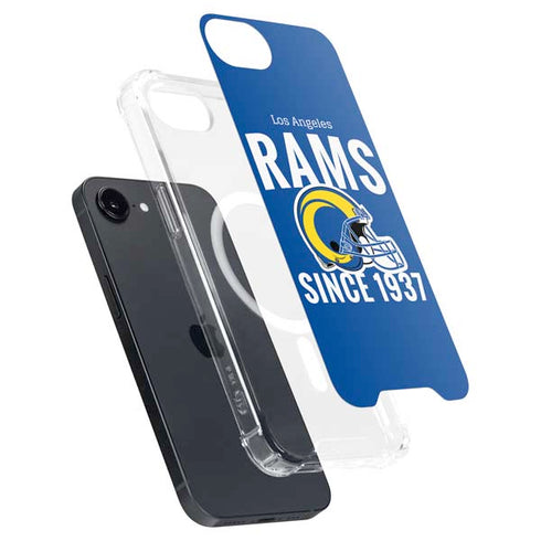 NFL Los Angeles Rams Helmet iPhone 16e MagSafe Case