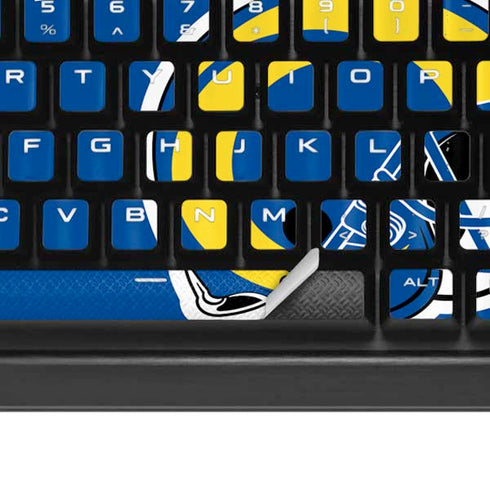 NFL Los Angeles Rams Helmet K95 RGB PLATINUM Mechanical Gaming Keyboard Skin