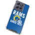 NFL Los Angeles Rams Helmet Moto G Stylus 5G (2025) Clear Case