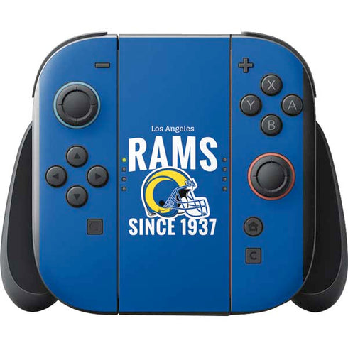 NFL Los Angeles Rams Helmet Nintendo Switch 2 (2025) with Joy-Con Skin
