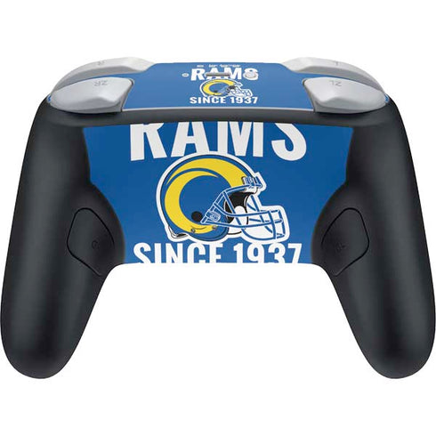 NFL Los Angeles Rams Helmet Nintendo Switch 2 (2025) Pro Controller Skin