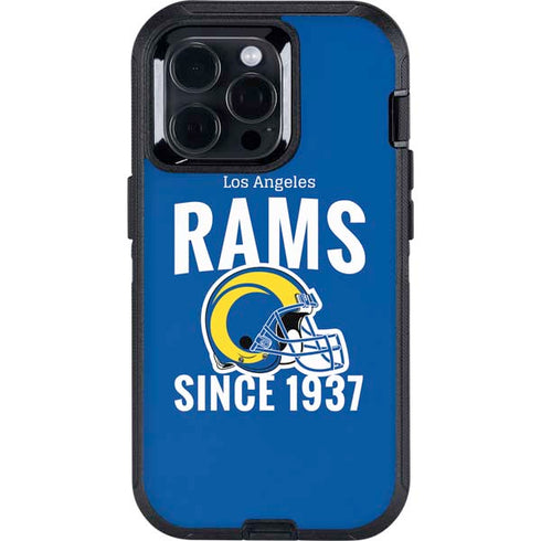 NFL Los Angeles Rams Helmet Otterbox Defender iPhone Skin