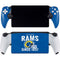 NFL Los Angeles Rams Helmet PlayStation Portal Remote Player Skin