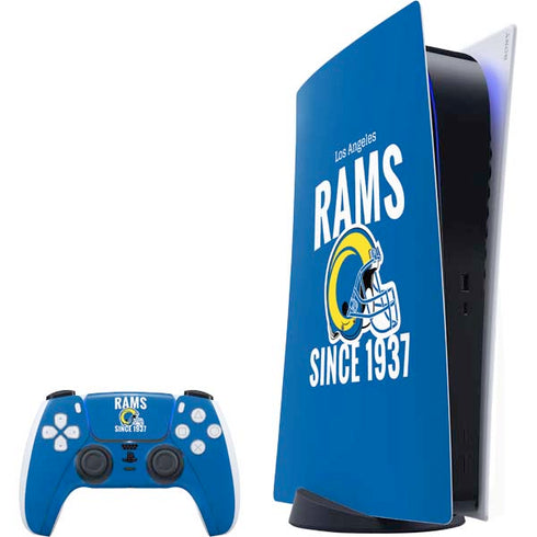 NFL Los Angeles Rams Helmet PlayStation PS5 Skins