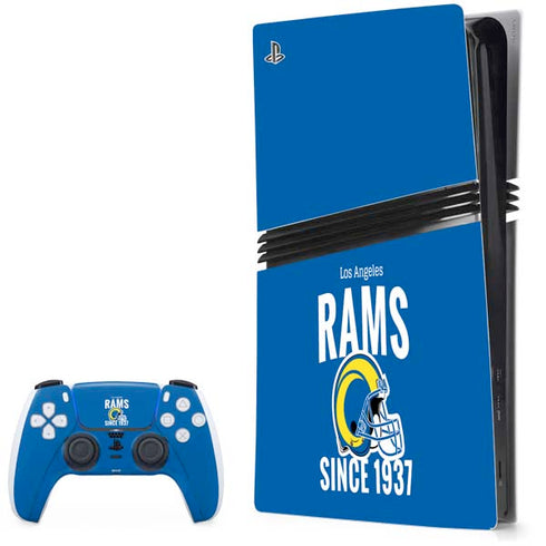 NFL Los Angeles Rams Helmet PlayStation PS5 Skins