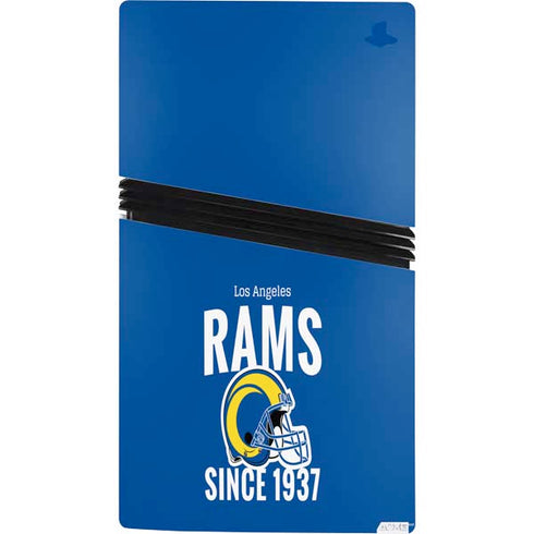 NFL Los Angeles Rams Helmet PS5 Pro Console Skin