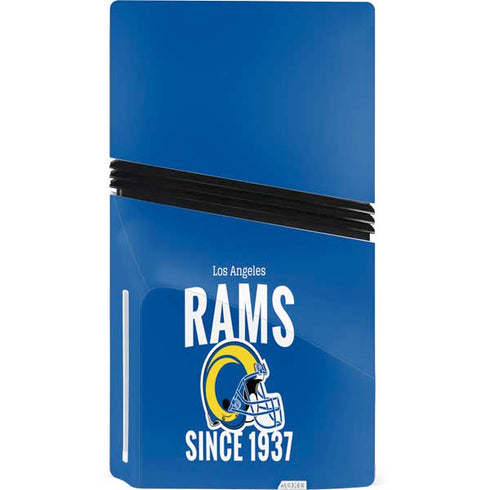 NFL Los Angeles Rams Helmet PS5 Pro Disk Bundle Skin